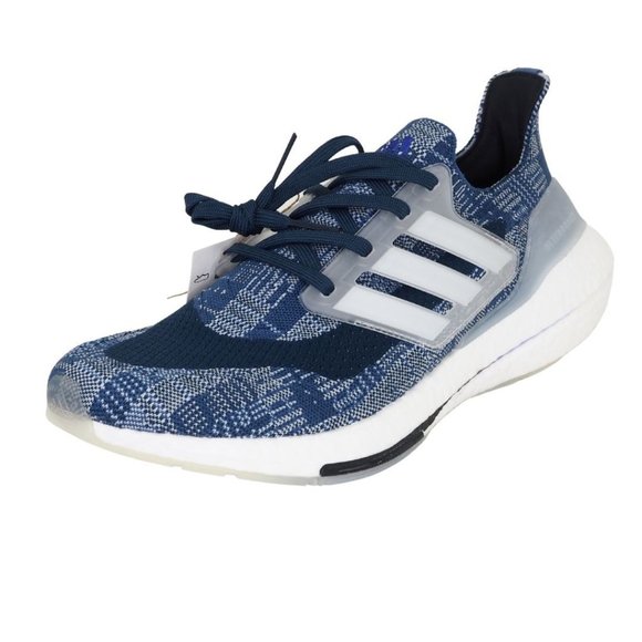 adidas Other - Adidas Running Ultraboost 21 Primeblue Blue Sashiko Men's Shoes FX7729 New